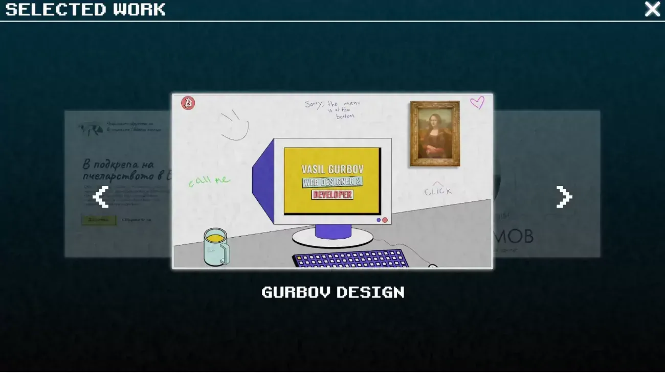 Selected work gallery on the Digital New Era website